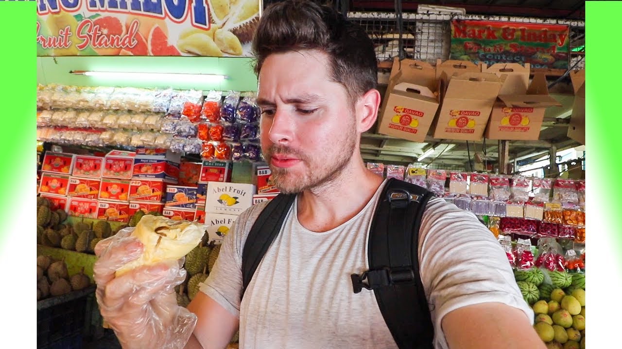 DURIAN Capital Of The Philippines + Roxas NIGHT MARKET: Davao, Philippines