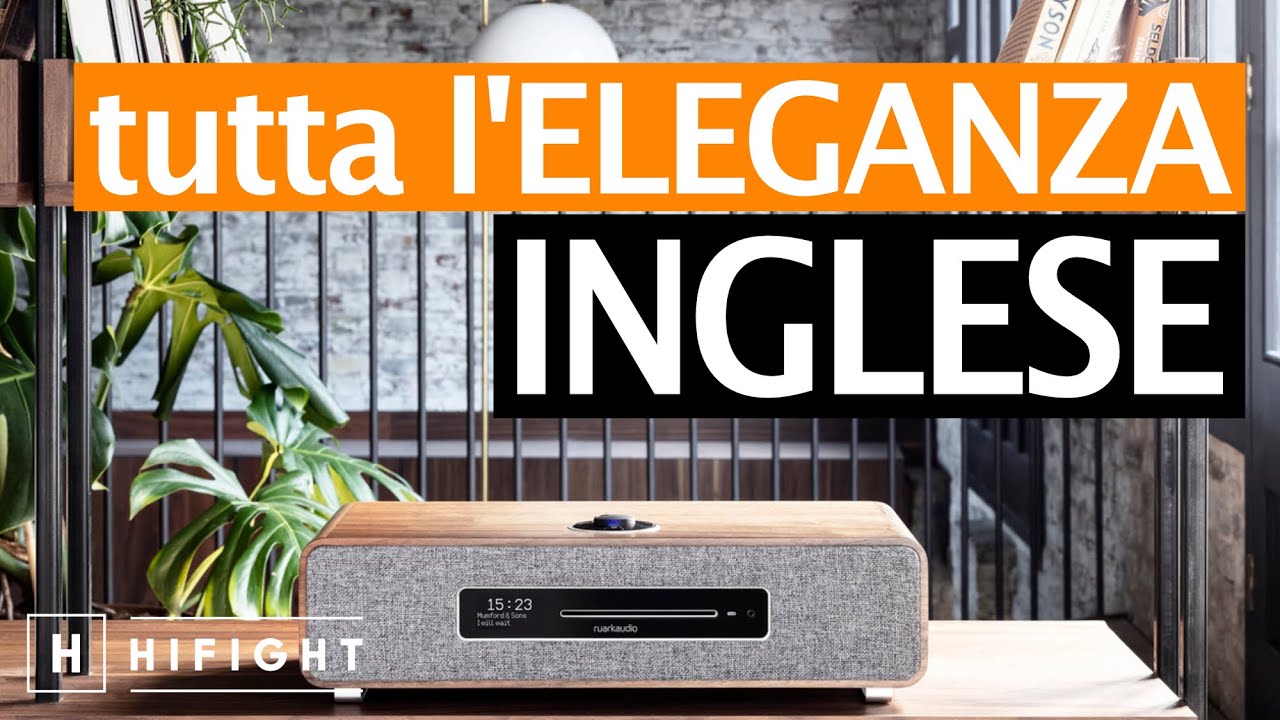 Ruark R5 - Sistema Musicale HiFi Compatto - Radio DAB / Bluetooth / WiFi /Toslink / Phono RIIA