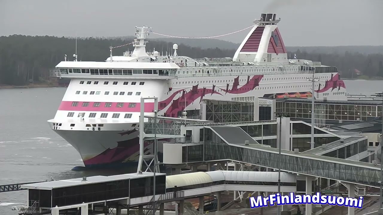Baltic Princess Last Time In Mariehamn For Now 30 11 2025 Åland Tallink Silja Line