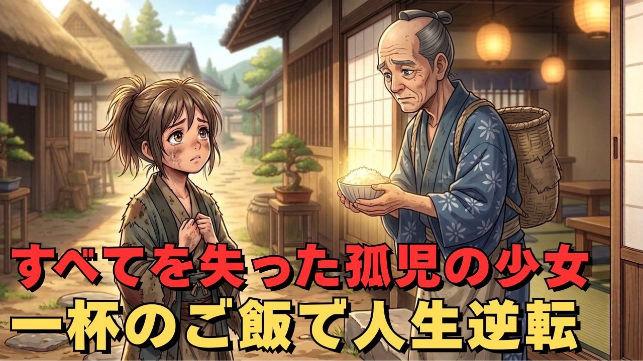 親友に裏切られて全財産を失った20歳の孤児の少女は、一杯のご飯で人生が変わった。｜野談｜昔話｜いきさつ｜笑い話 | 戦国時代
