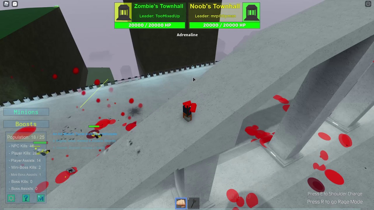 Noobs Vs. Zombies Tycoon 2 Shenanigans - Hellish Crusher Episode 1