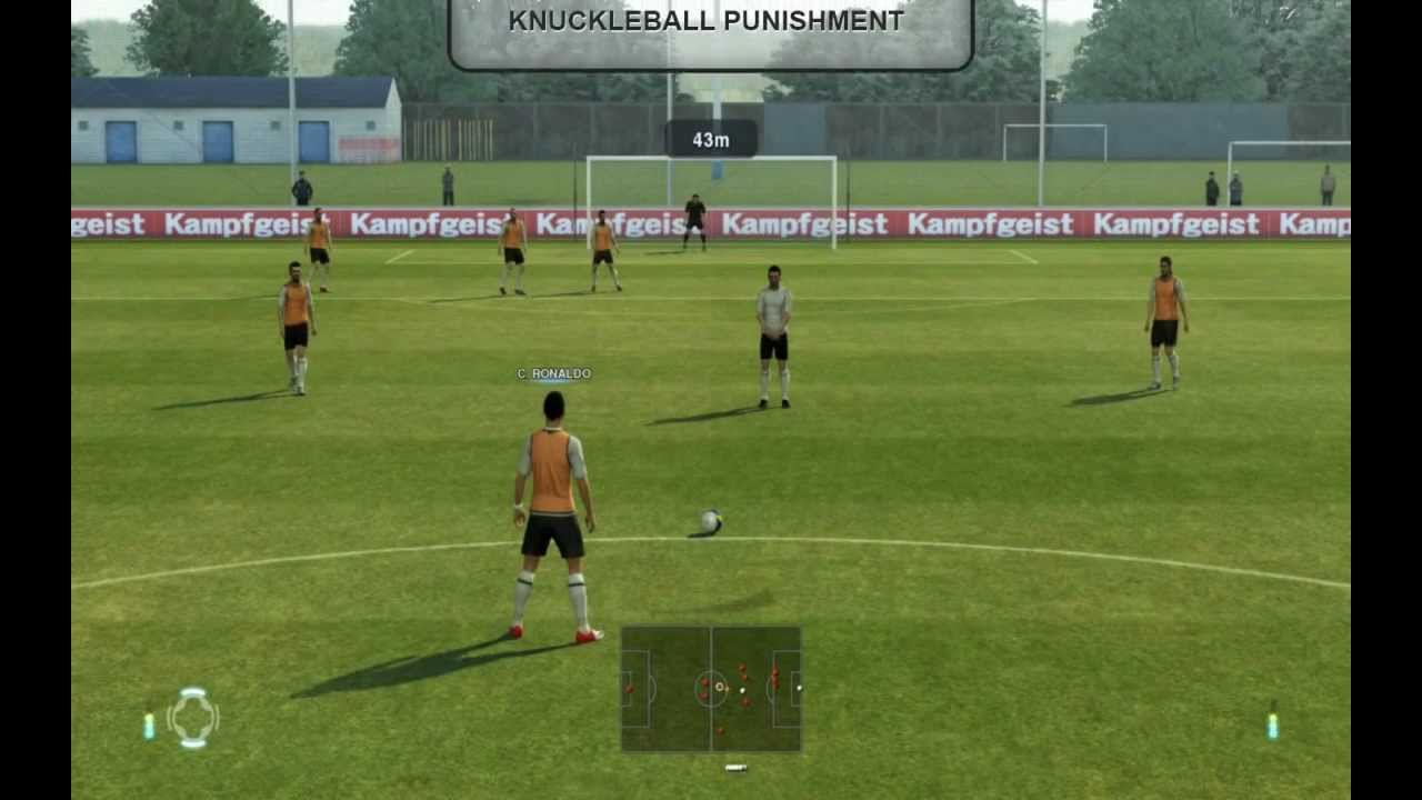 PES 2013 - Free kick tutorial with knuckleball ( PC/PS3/Xbox 360 )