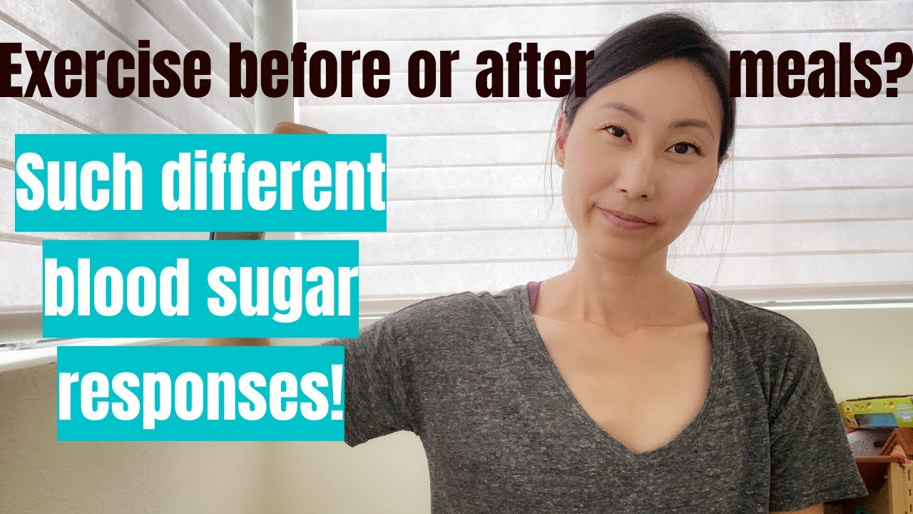 Is It Better To Exercise Before Or After Eating? | A Blood Sugar Experiment
