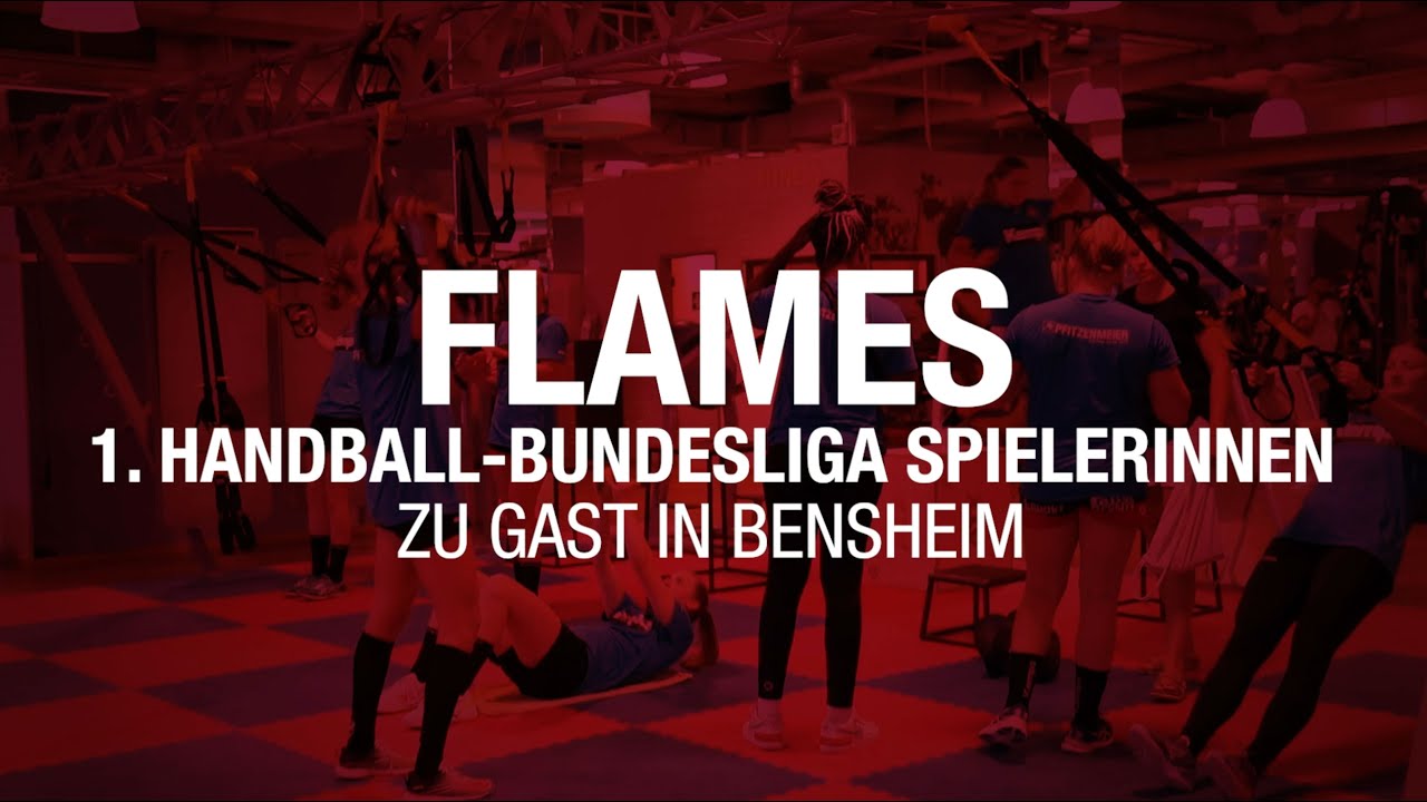 FLAMES 1. Handball-Bundesliga Spielerinnen zu Gast in Bensheim | Pfitzenmeier