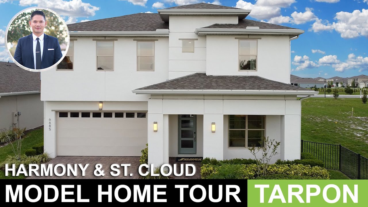 Harmony & St. Cloud Model Tour | Tarpon Floor Plan | 6 Bedrooms | Orlando Realtor | Move to Florida