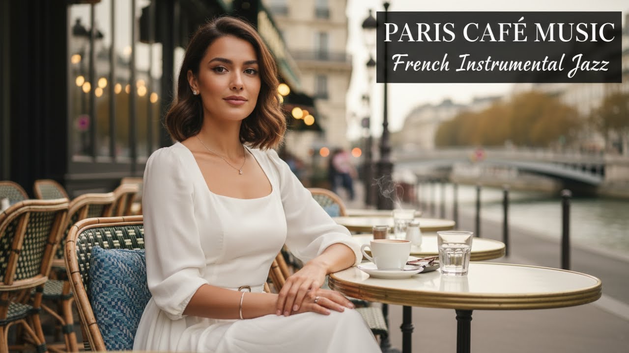 Paris Café for Work & Study 📚 French Instrumental Jazz Ambience