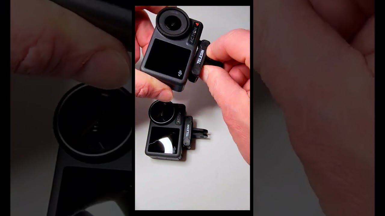 Cheap DJI magnetic mounts by Telesin that work #dji #action #camera #actioncamera #mount #AliExpress
