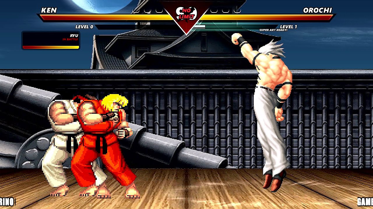 RYU KEN VS OROCHI