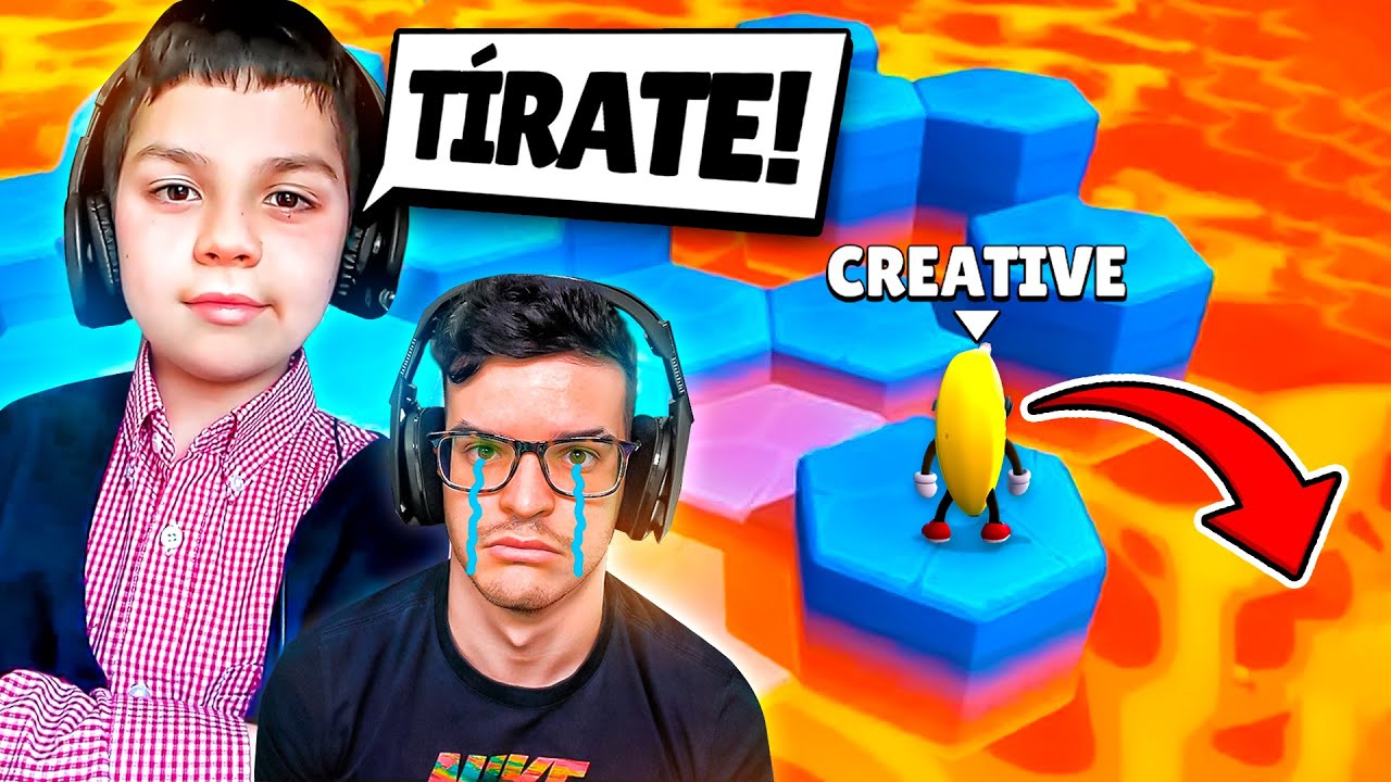 NIÑO YouTuber DECIDE mi PARTIDA de Stumble Guys… 😂
