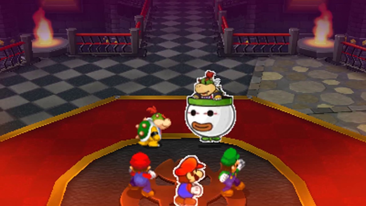 Mario & Luigi: Paper Jam Boss 12 - Bowser Jr. & Paper Bowser Jr.