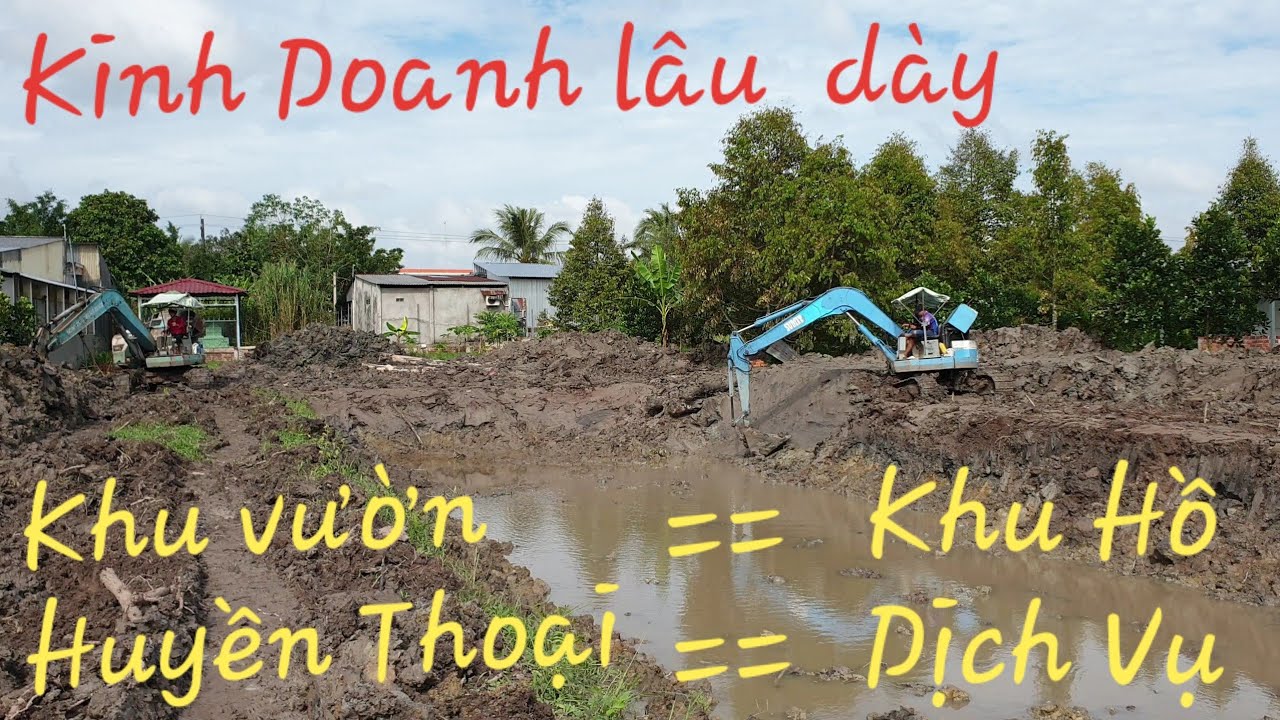 Thử chơi lớn. Phá vườn trái cây đào ao thả cá mở hồ Dịch Vụ | Săn bắt SÓC TRĂNG |