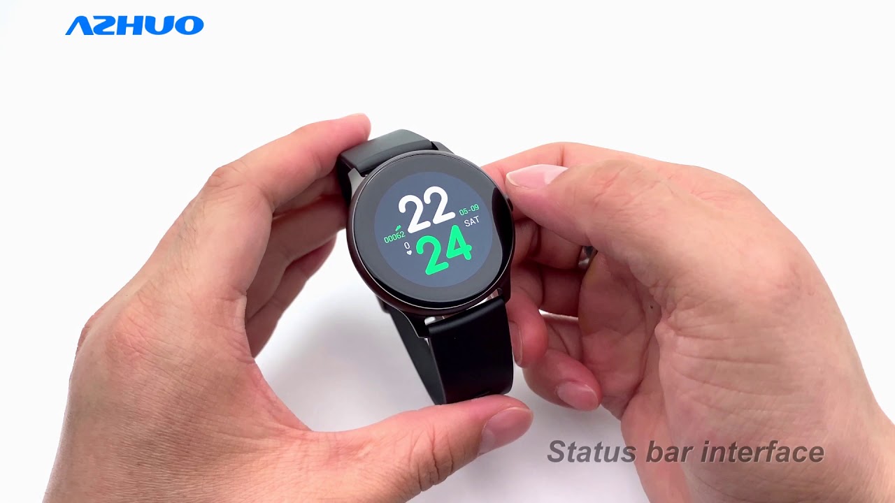 Kingwear KW13 Smart Watch with 1.2 inch AMOLED Screen nRF52840 Chipset  BLE 5.0 Smartwatch