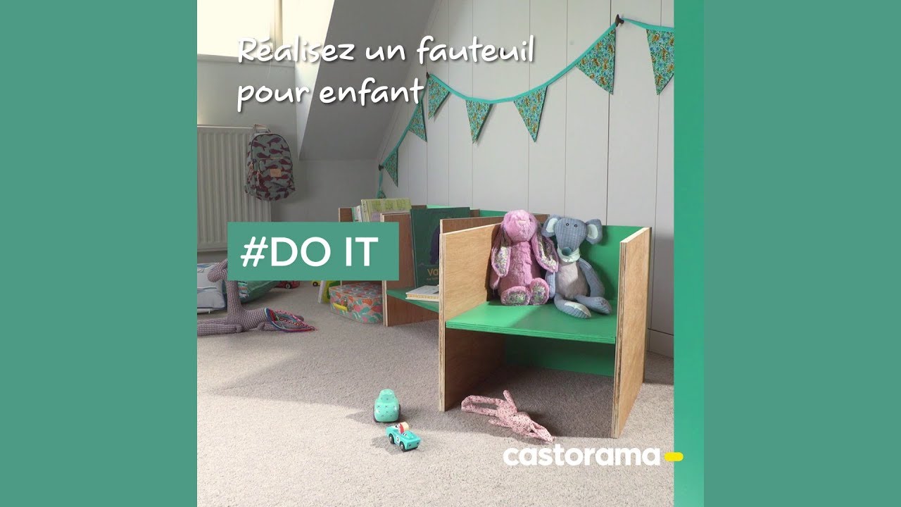 DIY : Réalisez un fauteuil pour enfant en bois - Castorama