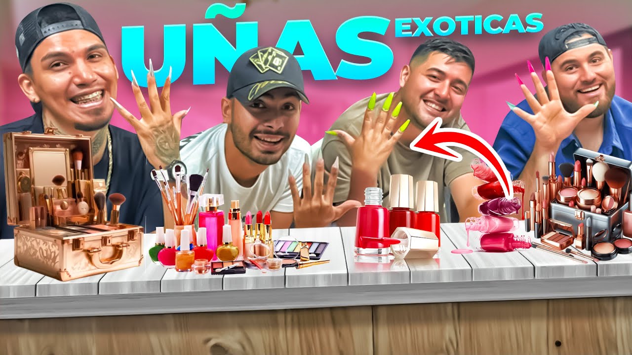LES PUSIMOS UÑAS EXTRA LARGAS A NUESTROS ESPOSOS😂💅
