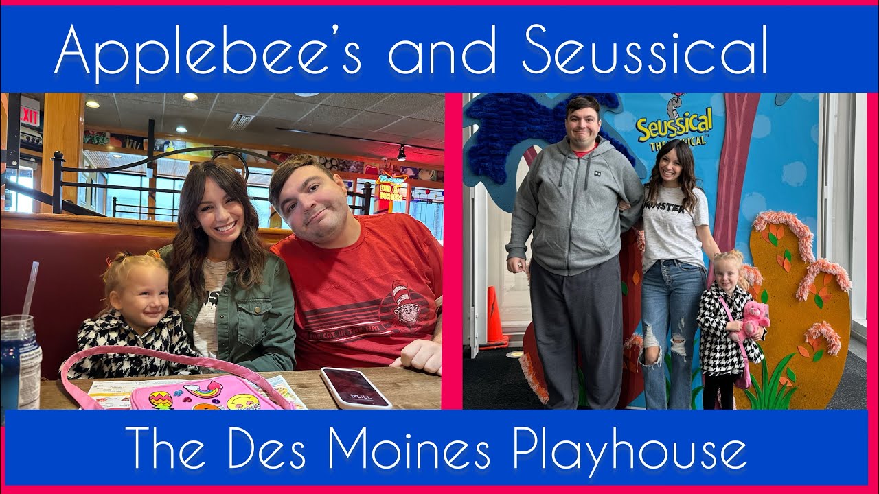 Fun Lunch At Applebee’s Followed By Seussical At Des Moines Playhouse | Craig And Steph Day