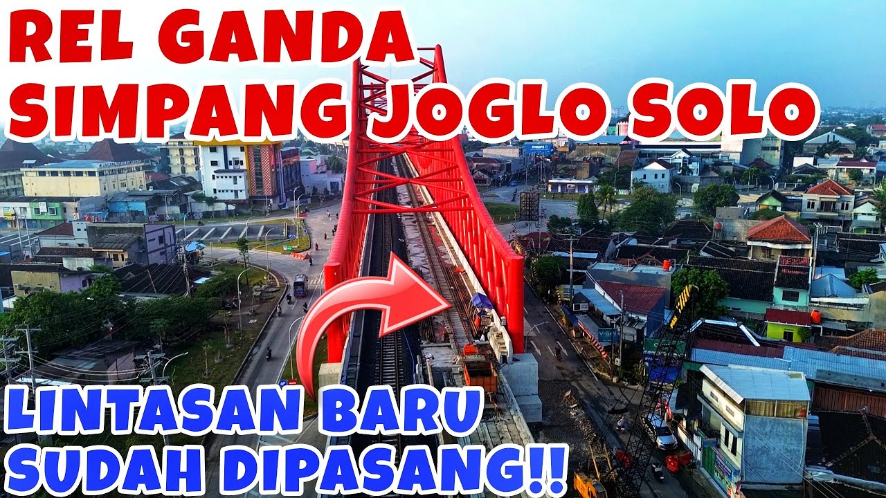 LINTASAN REL BARU MAKIN SIAP‼️Jalur Ganda Simpang Joglo Solo
