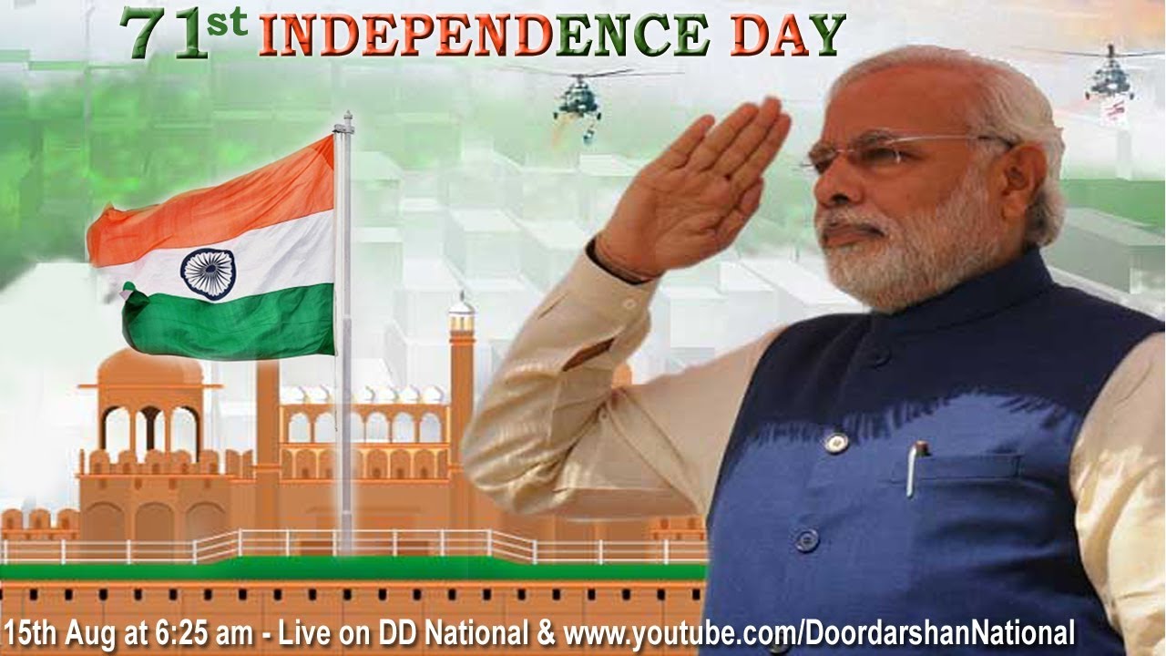 71st  Independence Day Celebrations – PM’s address to the Nation - LIVE from the Red Fort.