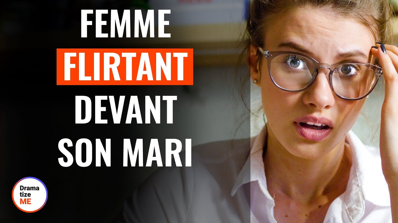 Femme Flirtant Devant Son Mari | 
