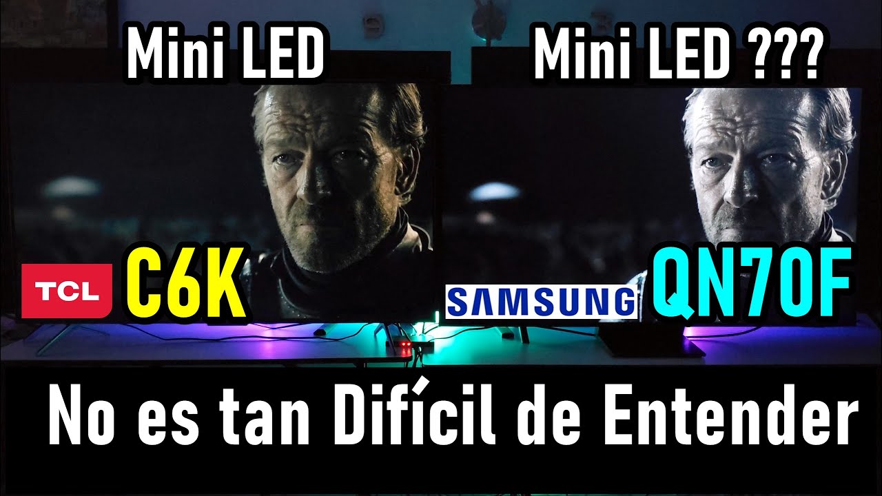 TCL C6K vs SAMSUNG QN70F: Comparativa Completa / Televisores Mini LED 4K 144Hz