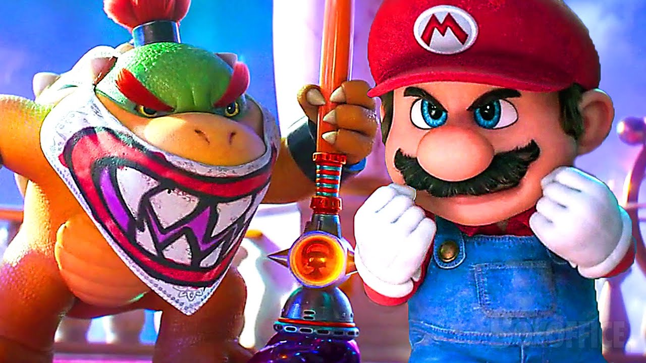 Mario VS Bowser Jr. | The Super Mario Galaxy Movie | CLIP