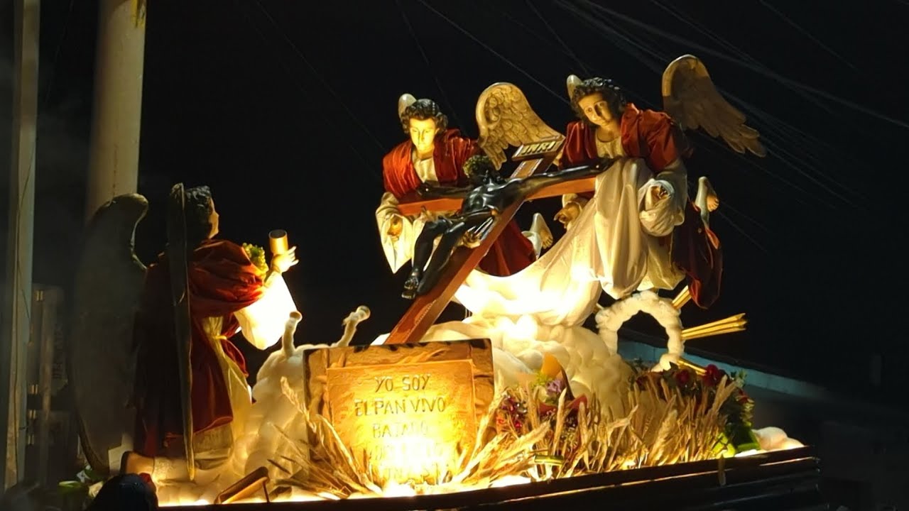 Cristo Yacente de San Felipe , Solemne procesión del Cristo de Esquipulas San Juan Alotenango, sac 