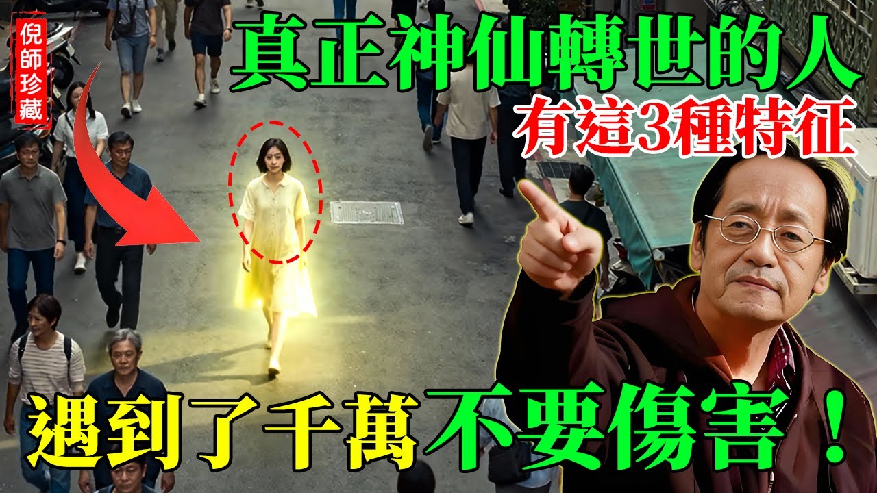 倪海廈：有些人是神仙自己卻不知道！真正神仙轉世的人，身上會有這3種特徵！#倪海廈 #倪師傳承 #修行 #福報