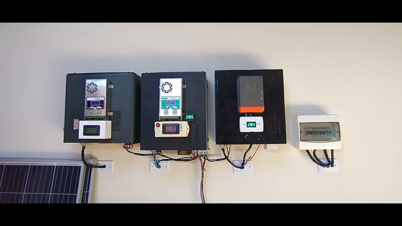 Mega Sistema de Energia Solar Off grid 3000W, 3 controladores MPPT, 3 inversores totalizando 9000W !