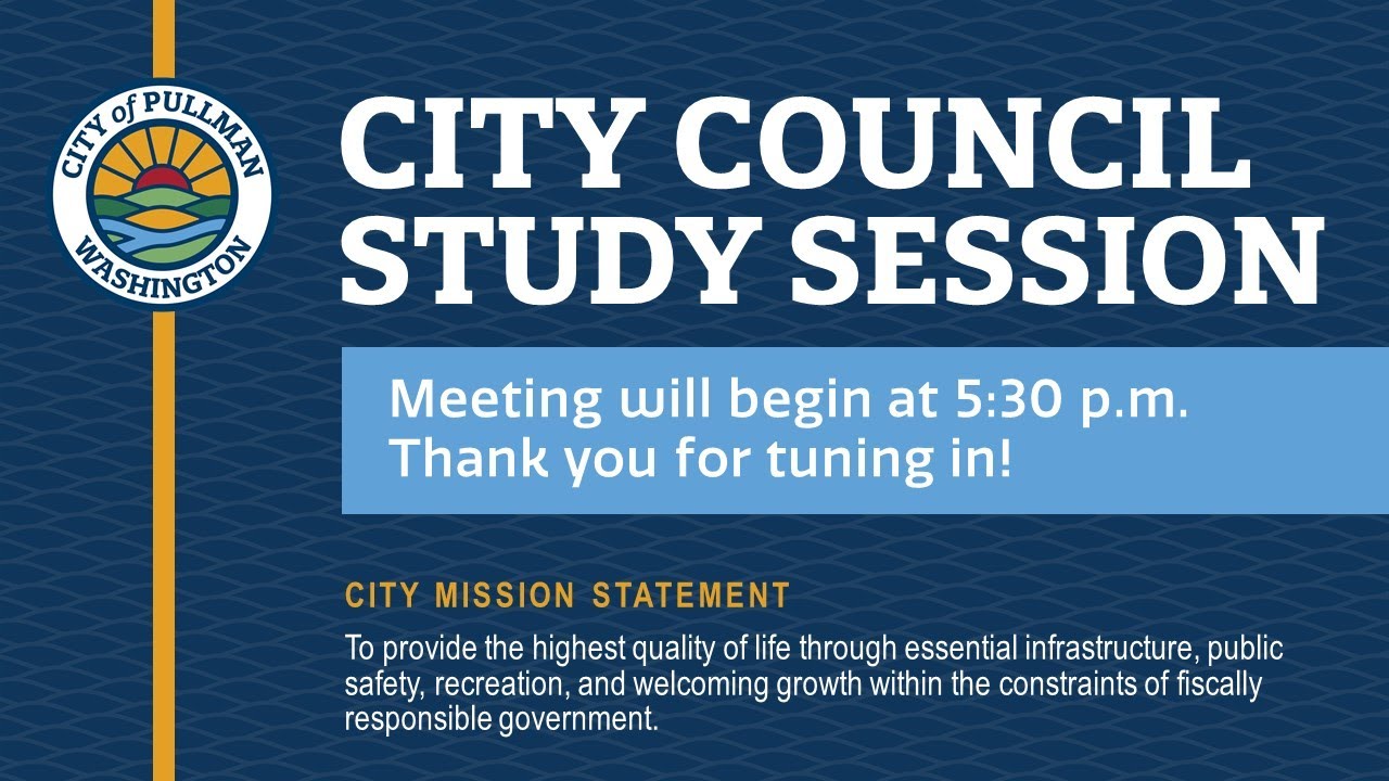 2026-01-27 Pullman City Council Study Session