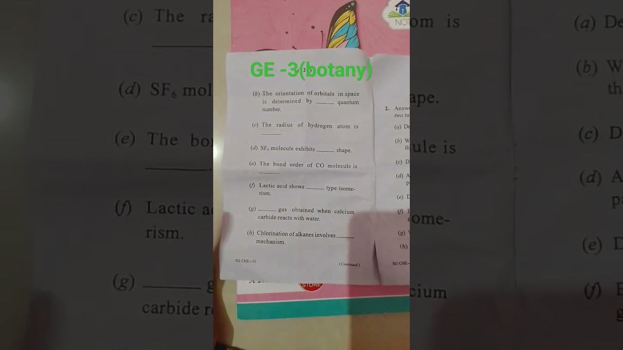 atomic structure, bonding, general organic chemistry and aliphatic hydro carbons 2023