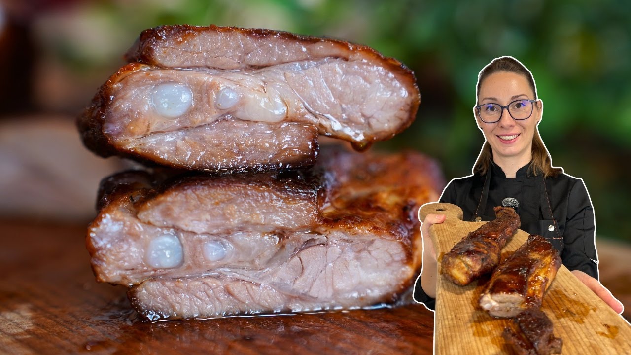 Най-вкусните и сочни свински ребра с мед и горчица | Air Fryer Cosori Turbo Tower Pro