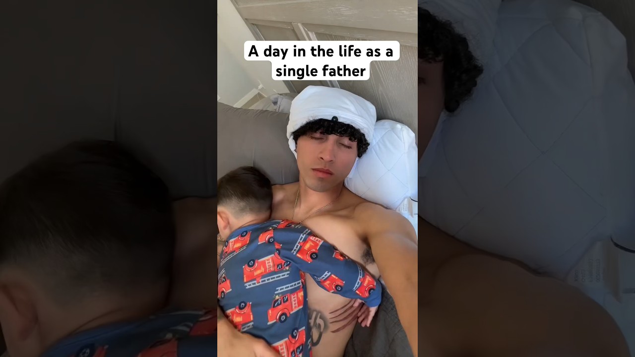 A day in the life has a single father ❤️ #part1