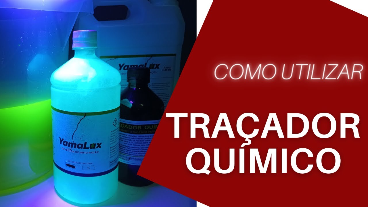 TRAÇADOR QUÍMICO. Yamalux. Como utilizar traçador químico para identificar infiltrações/vazamentos.