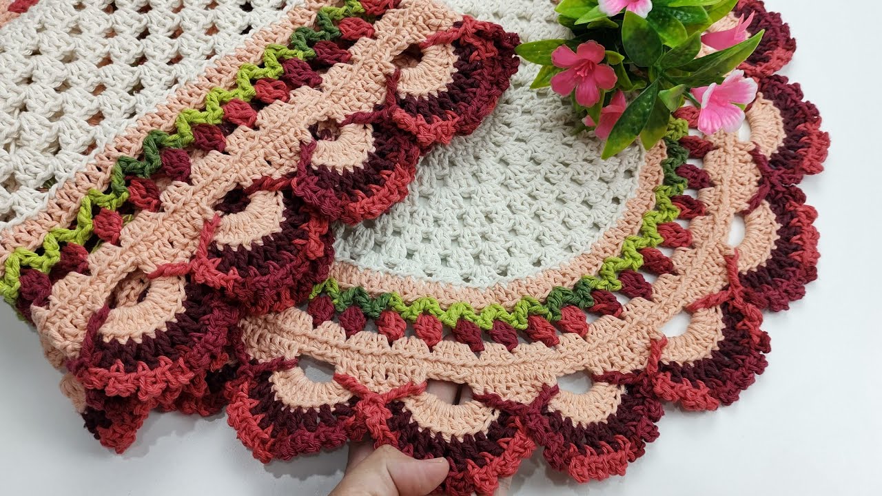 TAPETE RUBI  /parte 1 /#crochet #artesanato #passoapasso