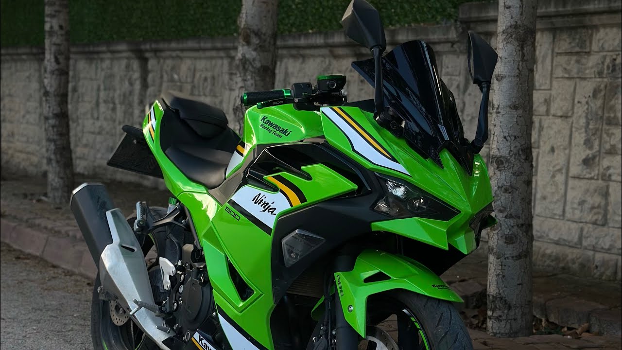 2 ay sonra ilk defa motor sürmek KAWASAKİ NİNJA 500SE GAZLAMA DJI ACTION 4