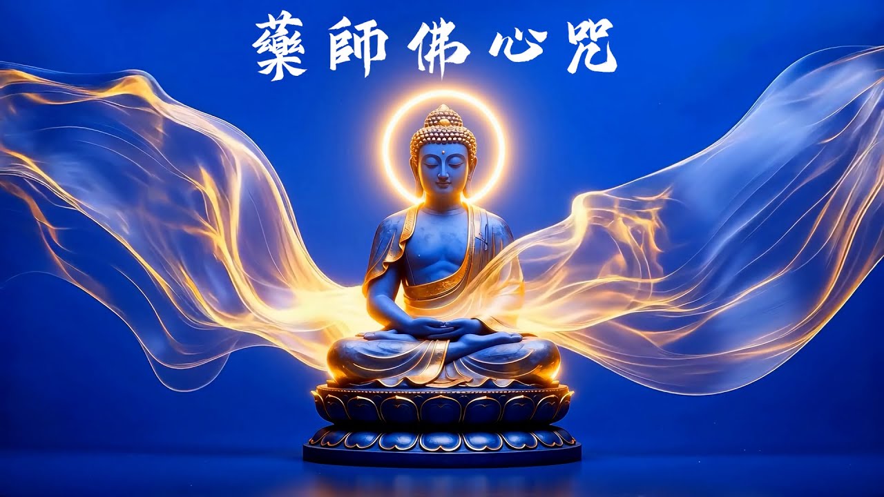 【藥師佛心咒】藥師琉璃光如來，讓你身體遠離病厄侵擾，心靈獲得平靜與安寧，引導眾生擺脫焦慮、恐懼、貪婪、怨恨。