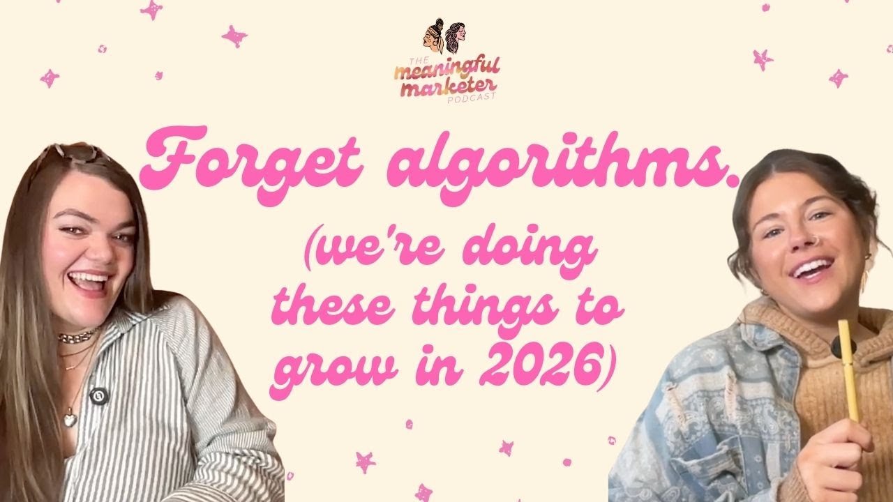 The bite size things we're actually doing to grow our own social media in 2026 - the real and raw!