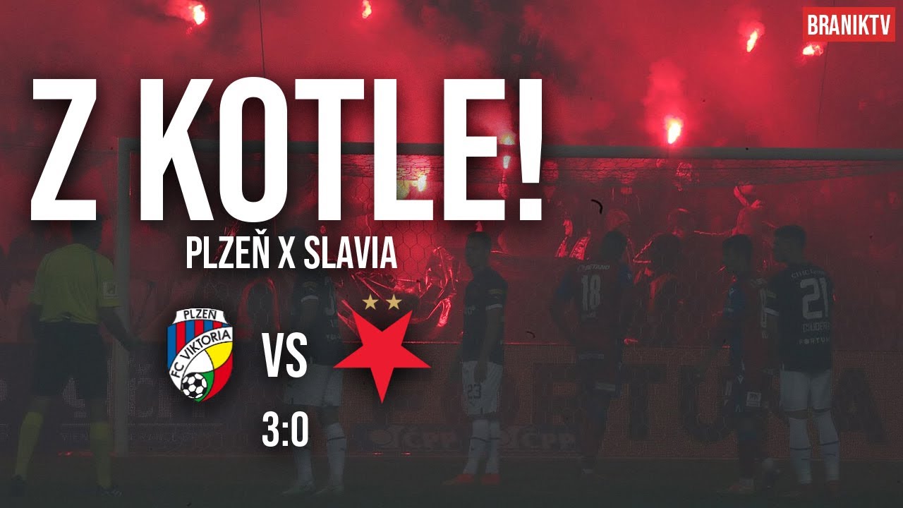 Z KOTLE! Kotle hořely! Ligový hit jasně pro Viktorku! Plzeň - Slavia 3:0