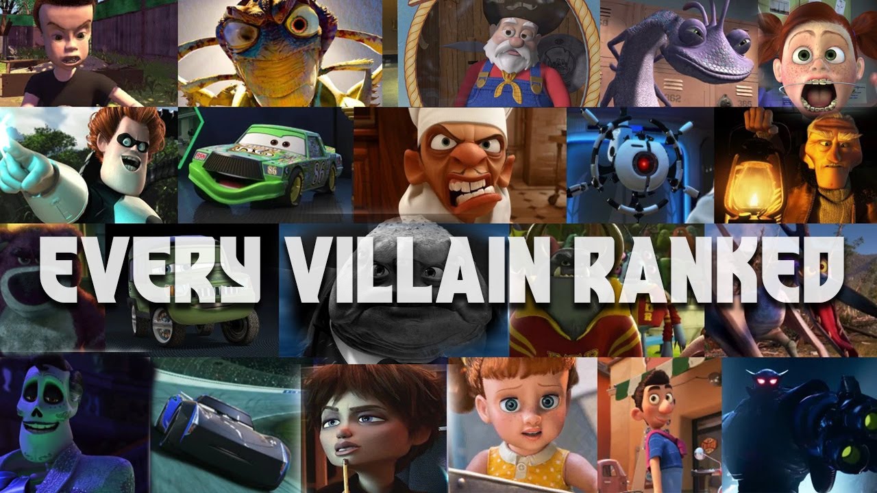 Рейтинг всех злодеев Pixar