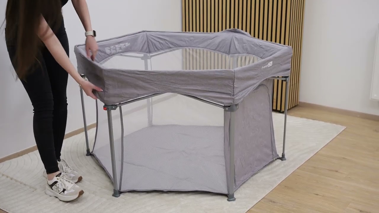 FreeON Playpen Hexagon Quick Folding