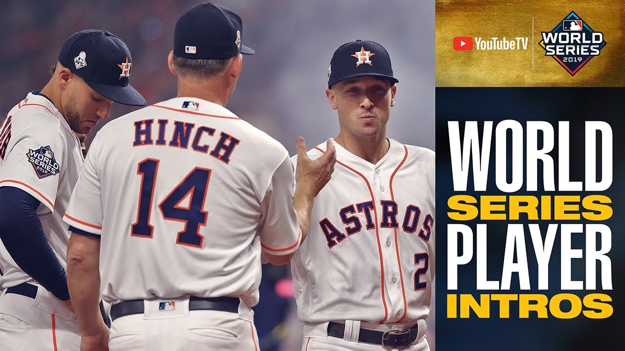 2019 World Series Player Intros for Astros + Nationals