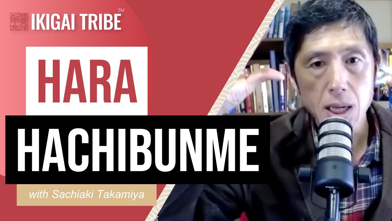 Hara hachi bun me: Eat until you're 80% full
