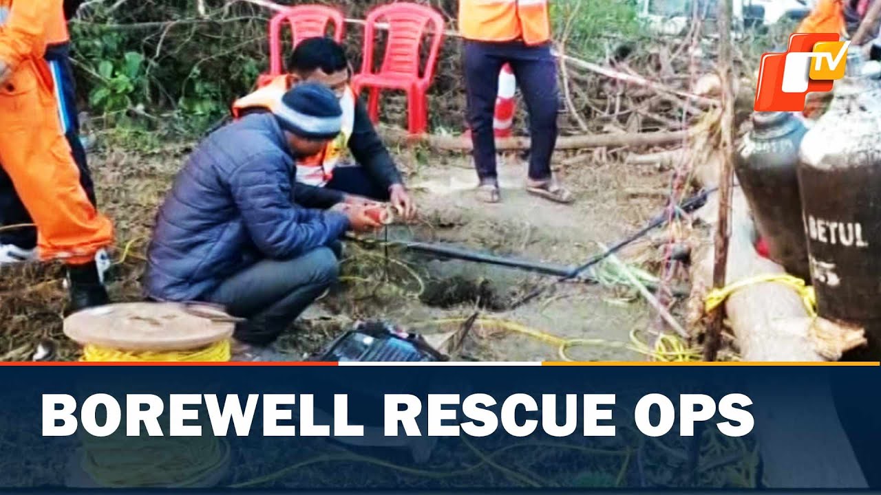 Kid Falls Into Borewell In Madhya Pradesh - Rescue Operations Underway To Save 8-Year-Old-Boy