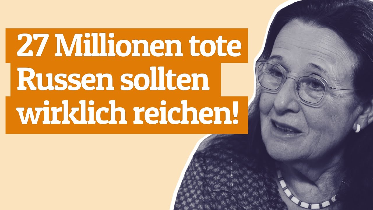 Der Pazifismus ist nicht zuf&auml;llig in Deutschland entstanden | Gabriele Gysi