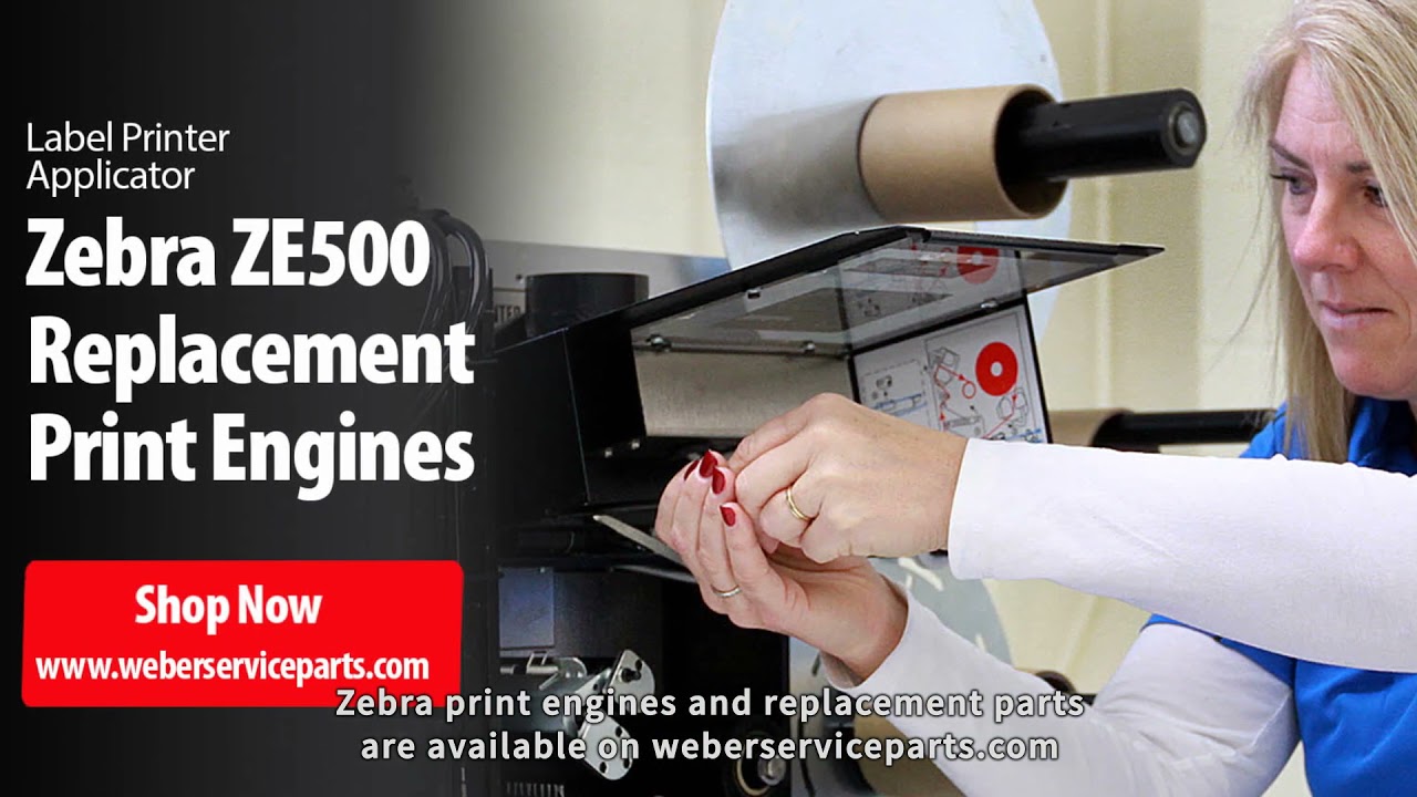 Zebra ZE 500 Print Engine for Label Printer Applicators