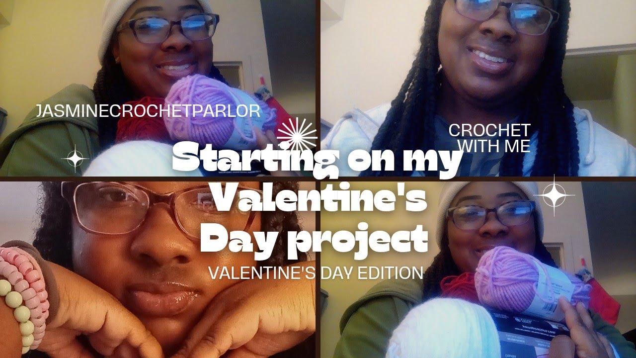 Starting My Valentine's Day Project (Didn't like The end Result 😭) #crochet #fyp  #crochetprojects 