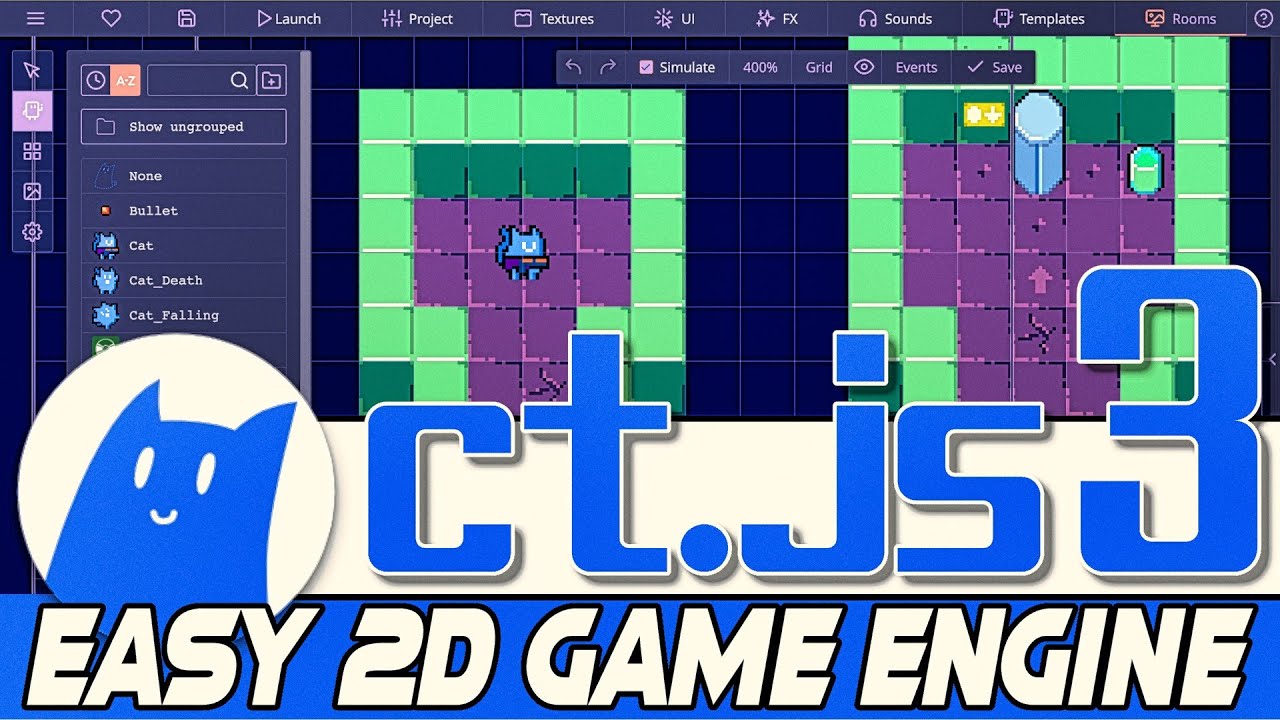 Практический опыт по движку ct.js 2D Game