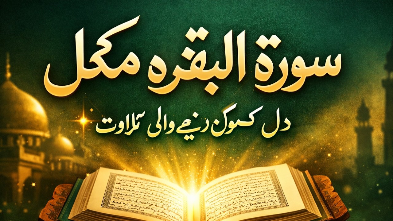 Surah Al-Baqarah   سورۃ البقرہ مکمل تلاوت | Heart Touching Quran Recitation with Urdu Translation