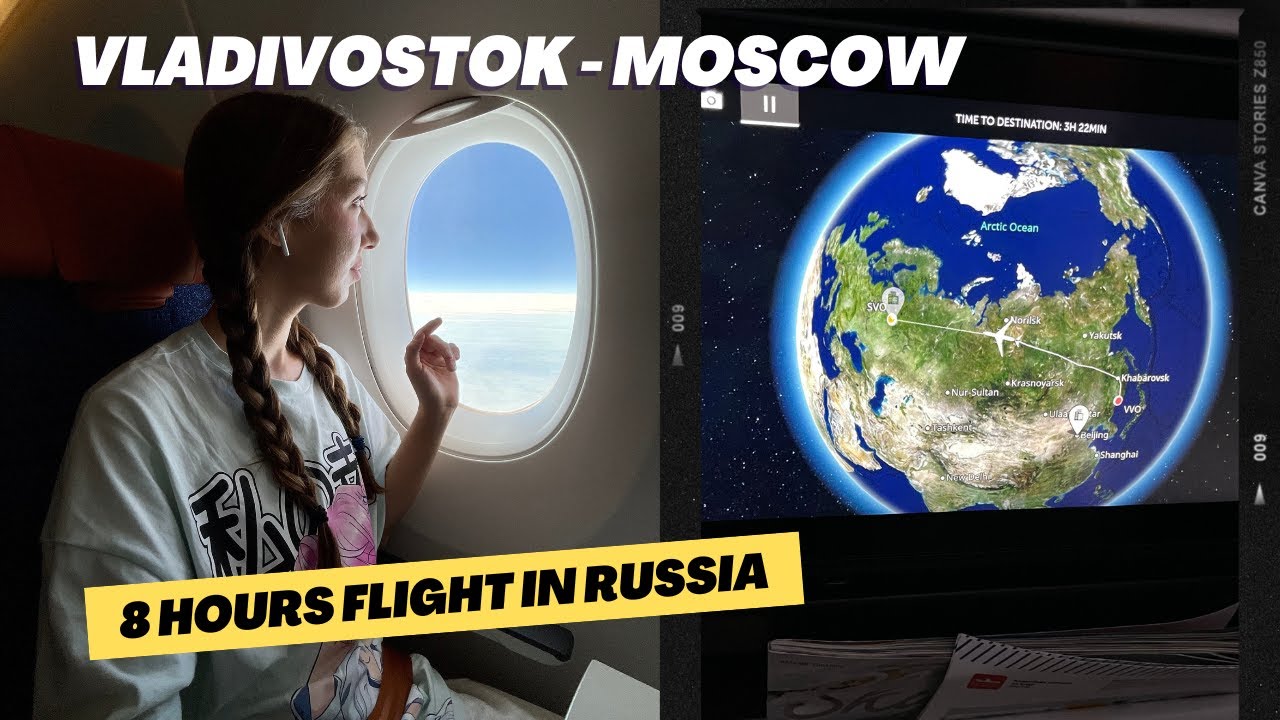 Third longest flight in RUSSIA 🇷🇺 *traveling to Moscow*