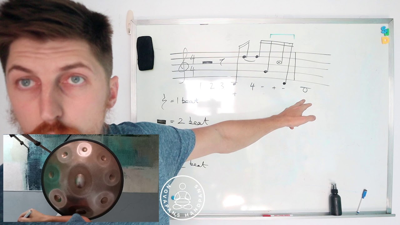 Song 001 | Sam Mahers New York Subway Piece & How to play it on Handpan PART III | Novapans Handpans