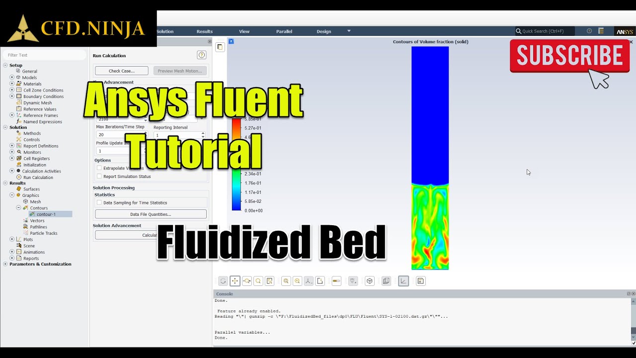 ✅ ANSYS FLUENT Tutorial - Fluidized Bed